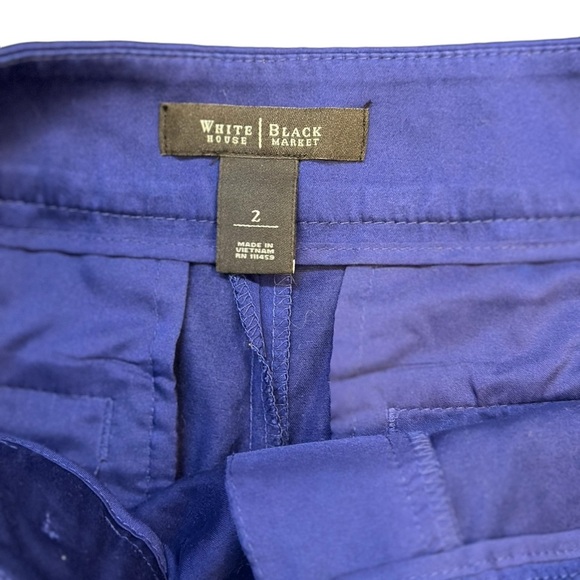 White House Black Market Blue Shorts Women’s Size 2 - Picture 6 of 11